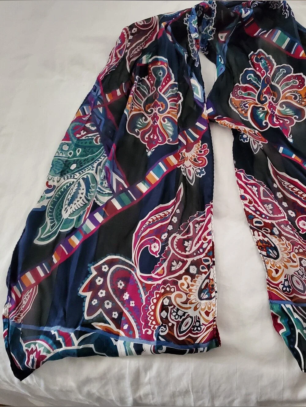 Oscar By Oscar de La Rent Silk Scarf